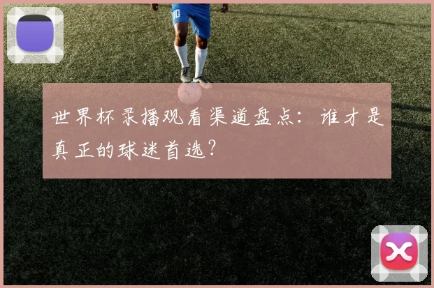 世界杯录播观看渠道盘点:谁才是真正的球迷首选?